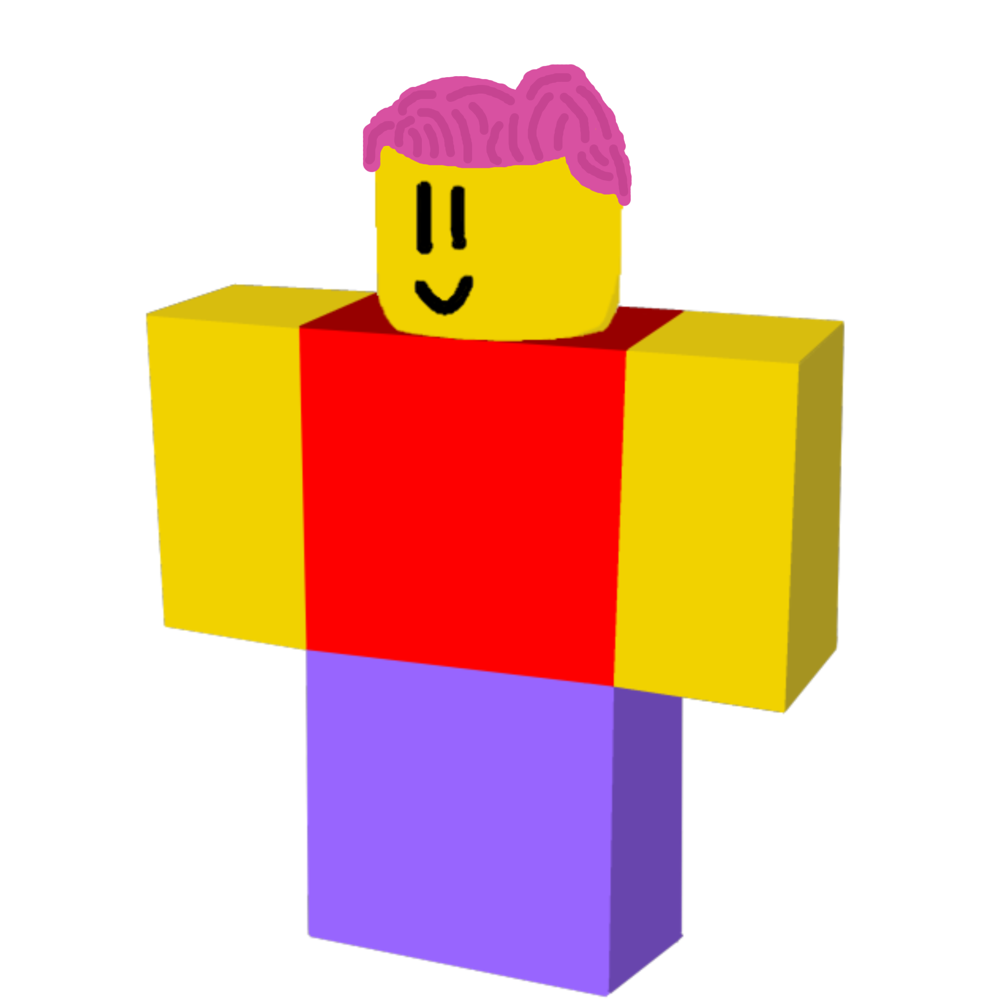Pink Combed Hair